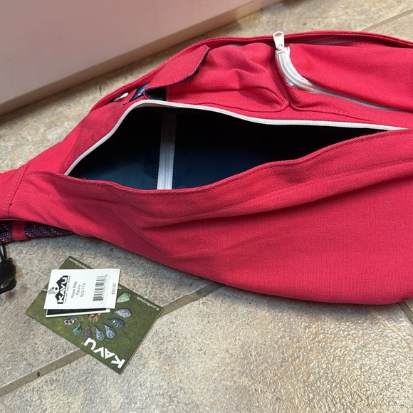 Kavu Rope Bag in Peony and wallet big spender in Spring montage NWT - Picture 5 of 7